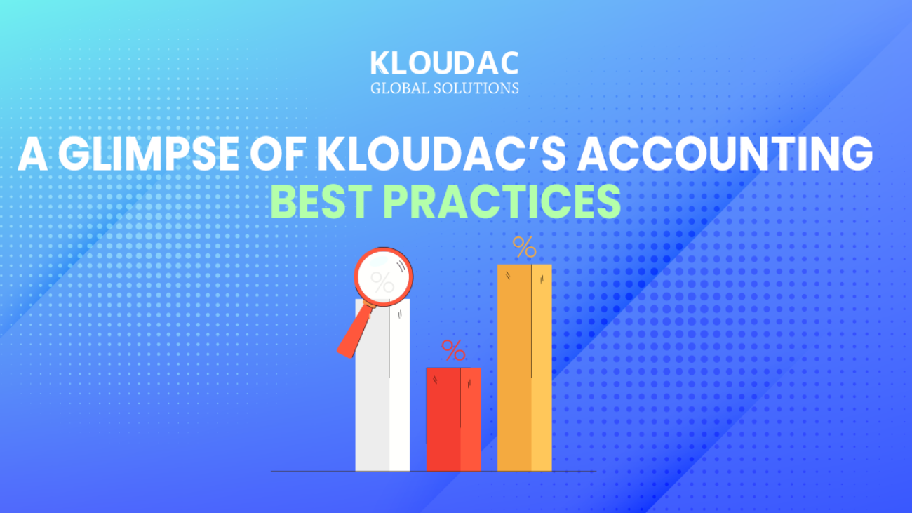 A glimpse of Kloudac’s accounting best practices